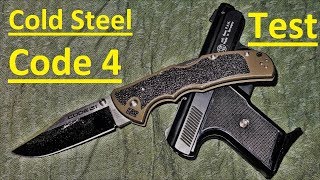 Cold Steel Code 4 Test Deutsch  der scharfe Arm des Gesetzes [upl. by Adnilev]