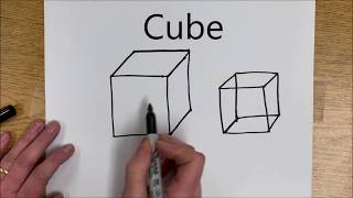 How to Draw 3D Shapes [upl. by Adierf]