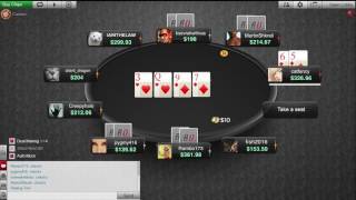 653000 Poker Bad Beat Jackpot hits on BetOnline [upl. by King70]