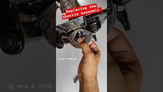 Replacing the shuttle assembly sewingtipsandtricks sewingtools sewingmachinerepair shorts [upl. by Fredrika]