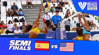 SoriaGonzález vs QuiggleSchermerhorn  Semi Final Highlights Espinho 2022 BeachProTour [upl. by Cordy]