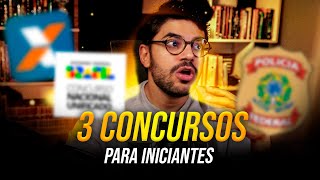 3 MELHORES CONCURSOS DE NÍVEL MÉDIO PARA INICIANTES [upl. by Anegue]