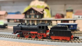 Marklin 81874 BR 24 Steam Locomotive amp Tender Test Run at zscalehobo 09162023 [upl. by Enelear998]