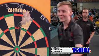 Finale heren A  Open Stedendriehoek  Winmau NDB Ranking 20212022 [upl. by Ynnavoig]