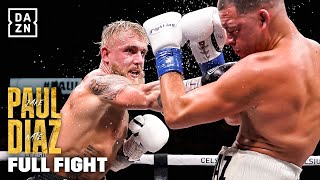 FULL FIGHT  Jake Paul vs Nate Diaz [upl. by Eenel36]