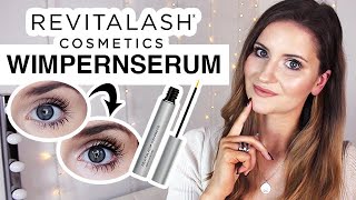 LANGE WIMPERN  Wimpernserum RevitaLash Advanced Eyelash Conditioner TEST deutsch  QuiteMaddy [upl. by Haroun946]