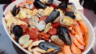 Recette de la Paella Thermomix avec produit Boqueria  Barcelone  Empuriabrava [upl. by Eugen]