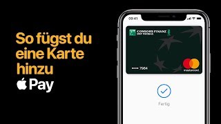 Apple Pay – Kreditkarte hinzufügen  Consors Finanz Mastercard® [upl. by Madelon400]