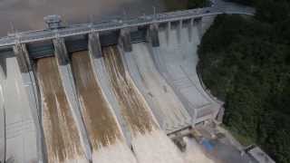 UAV Geodis  Czech Floods 2013  Slapy and Orlik dams [upl. by Yniffit]