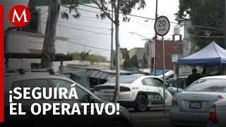 Continúan operativos de seguridad en la colonia Morelos 273 policías resguardan la zona [upl. by Osnerol677]