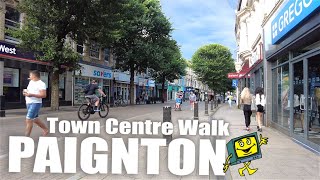 PAIGNTON Devon England 2021  Seafront amp Town Centre Walk 4K [upl. by Eramal]