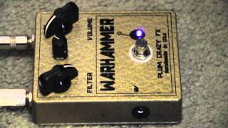 Plum Crazy FX Warhammer MkII Tone Bender Germanium Fuzz Pedal with Bias [upl. by Pammi305]