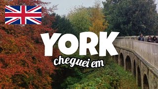 York cheguei na cidade mais assombrada da Inglaterra  muralhas  gatos da sorte viagem [upl. by Attenauq]