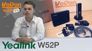 Yealink W52P DECT Phone SIPW52P Video Review  Unboxing [upl. by Peppard]