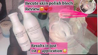 Becute skin polish bleach reviewGlowupguideh8h [upl. by Freudberg]