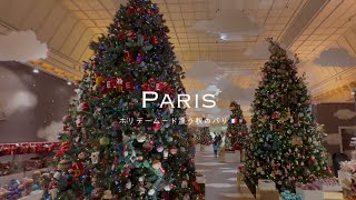 クリスマスに近づくパリ 3days 🌲☁️🤎｜パリ旅行 vlog ヨーロッパ フランス クリスマス ホリデー 秋 冬 [upl. by Lehcnom243]