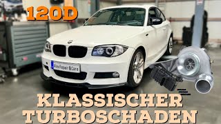 BMW 120d Turboschaden  N47 Motor Turbolader tauschen [upl. by Sebastien]