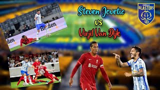 Stevan Jovetic vs Virjil Van Dijk Liverpool Fc • Goals and Skills • Kerala Blasters • New Signing [upl. by Hennahane]