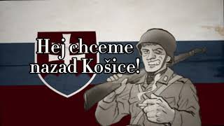 World war 2 Slovak state song quotChceme Nazad Košicequot SLOWED [upl. by Zigrang]