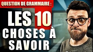 Oral du Bac  10 choses à savoir pour réussir la question de grammaire [upl. by Ahseenak]