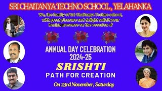 Srishti 202425  SRI CHAITANYA TECHNO SCHOOL  HIGH SCHOOL amp IPL  LIVE [upl. by Anhaj]