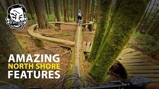 Riding Insane amp Beautiful North Shore MTB features [upl. by Frisse246]