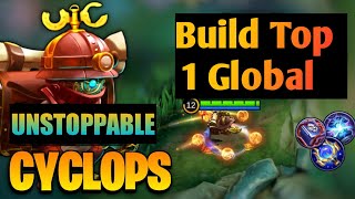 CYCLOPS BEST BUILD 2024  BUILD TOP GLOBAL CYCLOPS GAMEPLAY  MOBILE LEGENDS✓ [upl. by Dasya]