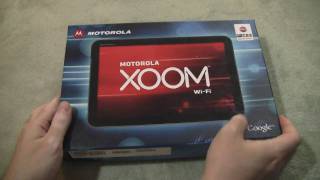 Motorola Xoom WiFi Android Tablet Unboxing amp Hardware Overview [upl. by Humph80]