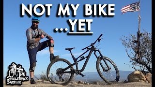 Trying out the 2019 Canyon Spectral  Singletrack Sampler [upl. by Esekram602]