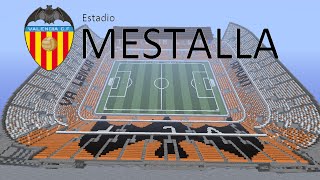 Estadio Mestalla Minecraft [upl. by Snyder366]