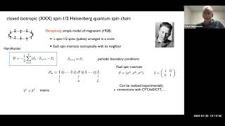 Preparing exact eigenstates on a quantum computer Rafael Nepomechie [upl. by Ayokahs]