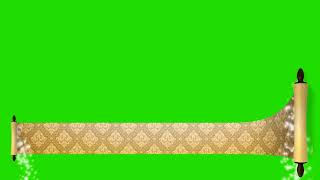 LOWER THIRD MAGIC SCROLL HD GREEN SCREEN [upl. by Homans]