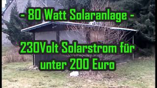 230V Solarstrom für unter 200 Euro [upl. by Placeeda309]