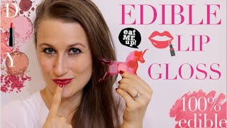 How To Make Edible Lip Gloss  Eat Your Makeup [upl. by Hessler]