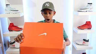 UNBOXING MY MOST EXPENSIVE PAIR OF FOOTBALL BOOTS  CLEATS  KAILEM [upl. by Aggi]