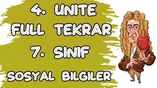 7 SINIF 4 ÜNİTE FULL TEKRAR  BİLİM TEKNOLOJİ VE TOPLUM [upl. by Jenkel]