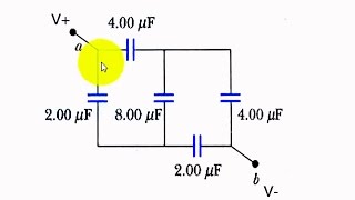 CONDENSADORES CAPACIDAD EQUIVALENTE Ejercicio resuelto [upl. by Attenyw696]