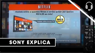 Sony  Suporte  TV  Como criar uma conta na Netflix® [upl. by Boles98]