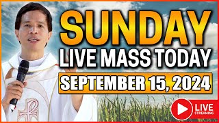 SUNDAY FILIPINO ONLINE LIVE MASS TODAY  SEPTEMBER 15 2024  FR FIDEL ROURA [upl. by Adimra]