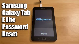 Reset Password Samsung Galaxy Tab E Lite [upl. by Hazeefah436]