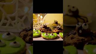 GALLETAS PARA HALLOWEEN shorts halloween cookies [upl. by Henryetta]