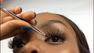 HOW TO Apply False Eyelashes for Beginners [upl. by Philander]