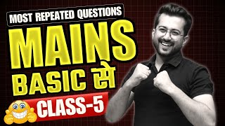 Most Repeated Questions in MAINS  Mains from Basic 05  Quant for Bank Exams  Aashish Arora [upl. by Aeneus]