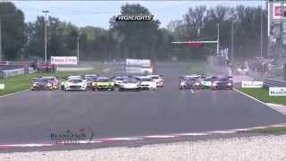 Blancpain Sprint Series  Main Race  Slovakia  Short Highlights [upl. by Faber518]