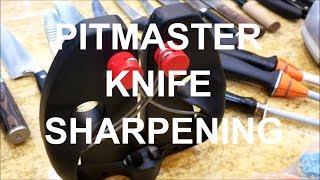 Sharpening BBQ Pitmater Knives Knife by Barbecue Champion Harry Soo Howto Barbeque [upl. by Notsahc]