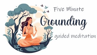 A 5 Minute Guided Grounding Meditation Discovering Your Inner Sanctuary [upl. by Berneta]