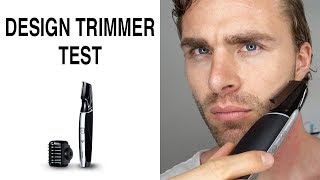 RASIERER TEST ● DESIGN Trimmer TEST  Bart trimmen mit Panasonic Männerrasierer [upl. by Areic]