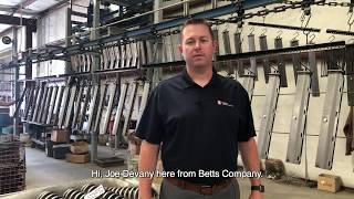 Betts Spring Manufacturing Powder Coat Line [upl. by Eleynad]