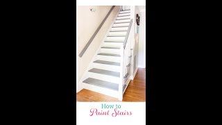 Your Guide for Painting Stairs [upl. by Ajssatsan]