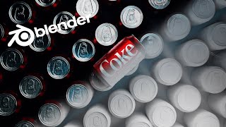 Coca Cola Commercial 3D Animation Blender [upl. by Terrilyn]